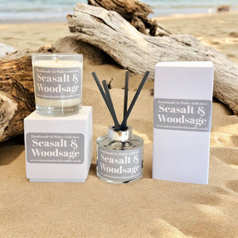 Seasalt & Woodsage one wick candle